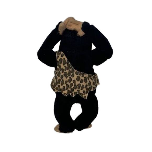 Vintage Cave Man Monkey Plush 12"T - Picture 10 of 10